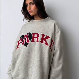 Parke Jean Heart Varsity Mockneck